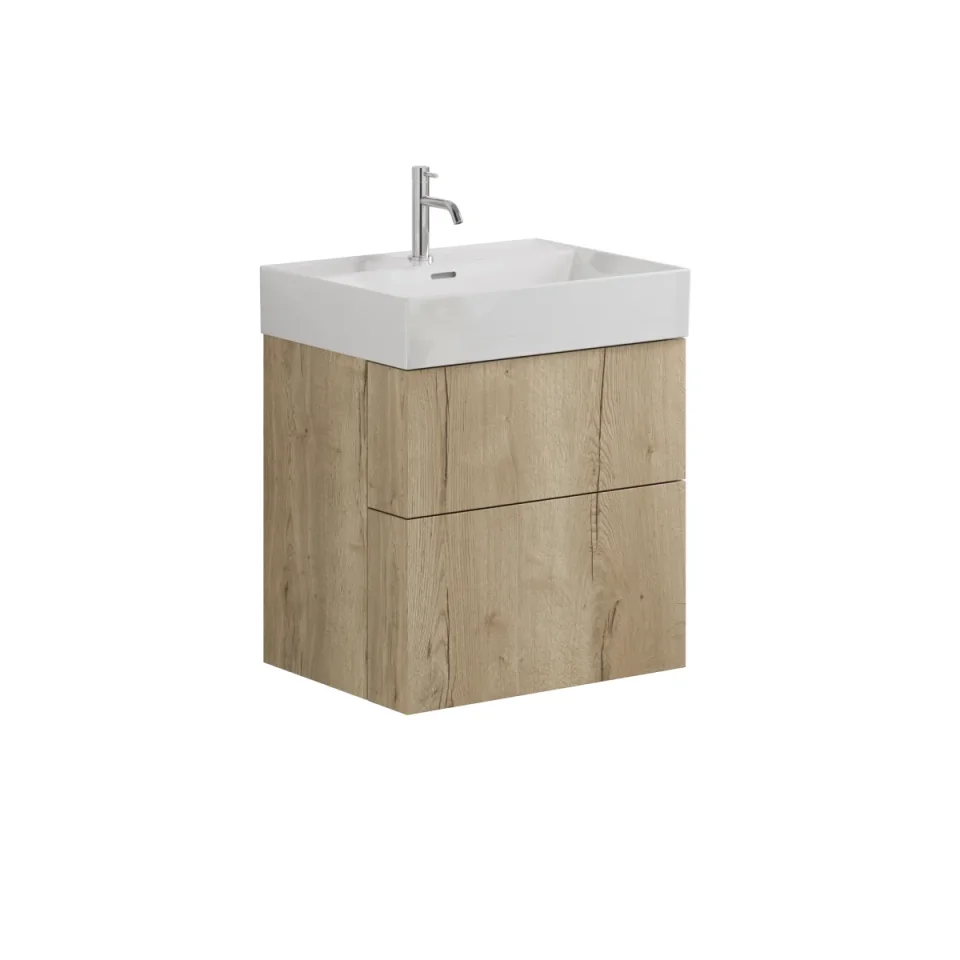 Crosswater Avenue Basin 1 Tap Hole Tall Ceramic Basin 600mm White product image - Image 1
