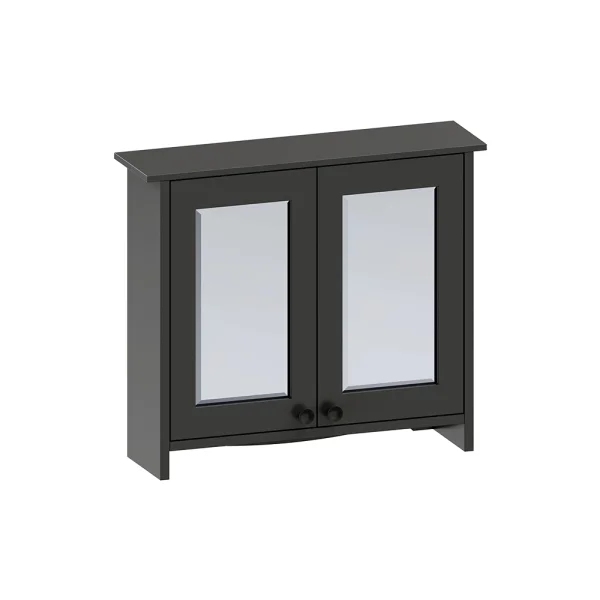 Burlington Guild Mirror Cabinet 650mm Ashbee Grey