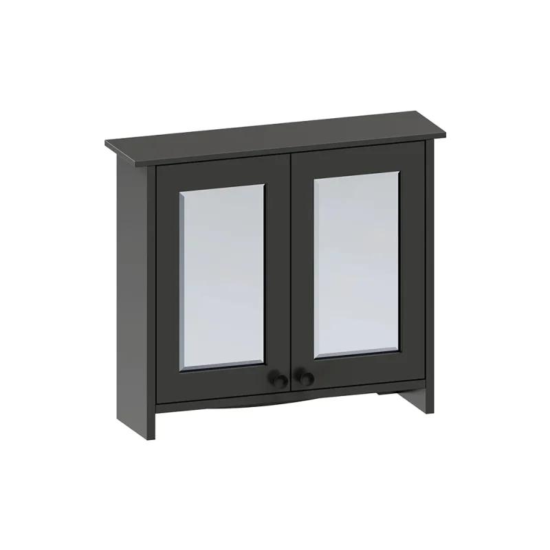Burlington Guild Mirror Cabinet 650mm Ashbee Grey product image - Image 1