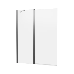 Crosswater 6mm Double Bath Screen 1150 Slate