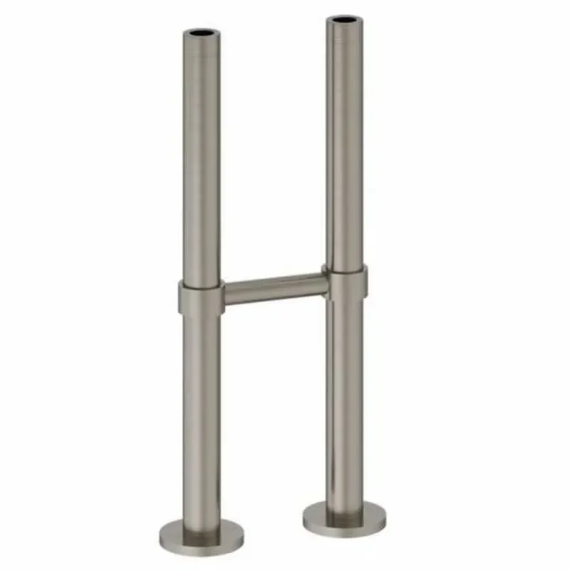 Burlington Stand Pipes Brushed Nickel detail view - Image 3