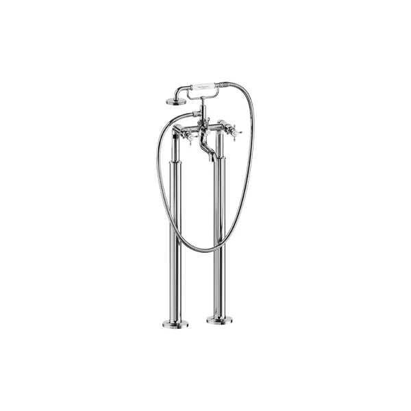 Burlington Guild Bath Shower Mixer Floor Mounted Chrome