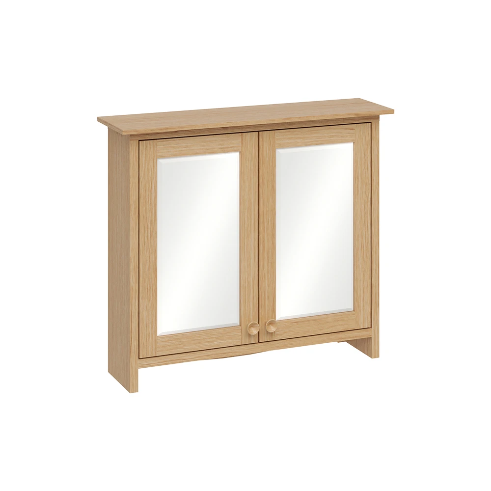 Burlington Guild Mirror Cabinet 650mm Light Oak