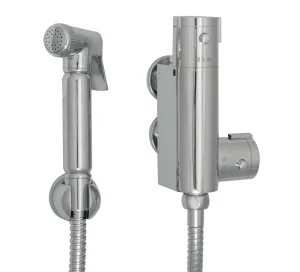 Just Taps Douche Kit Complete With Vertical Thermostatic Bar Valve