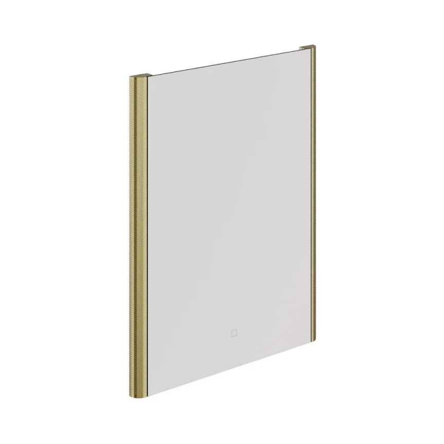 Hib Bastille Mirror 60x80 - Brushed Brass H80 X W60 X D3.1cm product image - Image 1