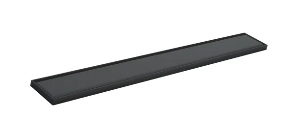 Just Taps 600mm Elite Regular Linear Drain Matt Black Inc Membrane