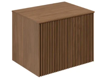 Crosswater Limit Single Drawer Unit 600 Royal Walnut detail view - Image 2