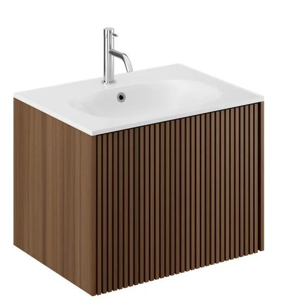 Crosswater Limit Single Drawer Unit 600 Royal Walnut