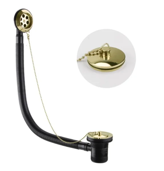 JTP Grosvenor Antique Brass Bath Waste