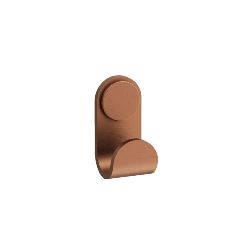 Crosswater Velo Robe Hook Brushed Bronze detail view - Image 2