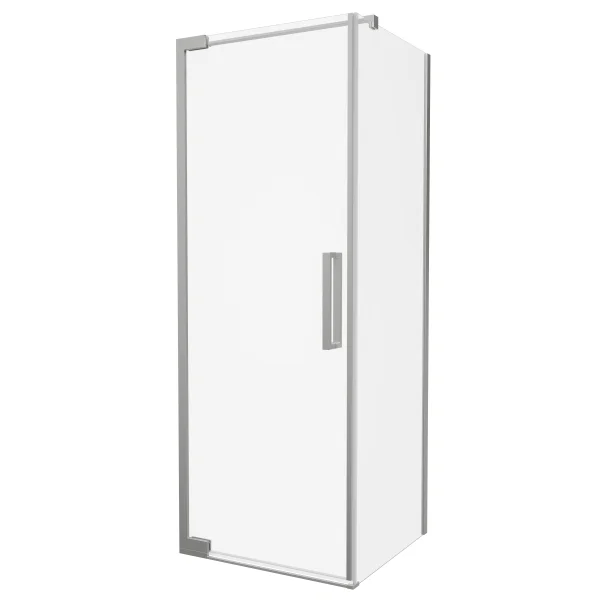 Crosswater Asura 8mm Side Panel for Hinged Door 760 Brushed Nickel