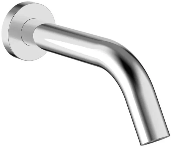 Crosswater Mpro Wall Mounted Basin Spout Sensor 220mm Stainless Steel Effect detail view - Image 2