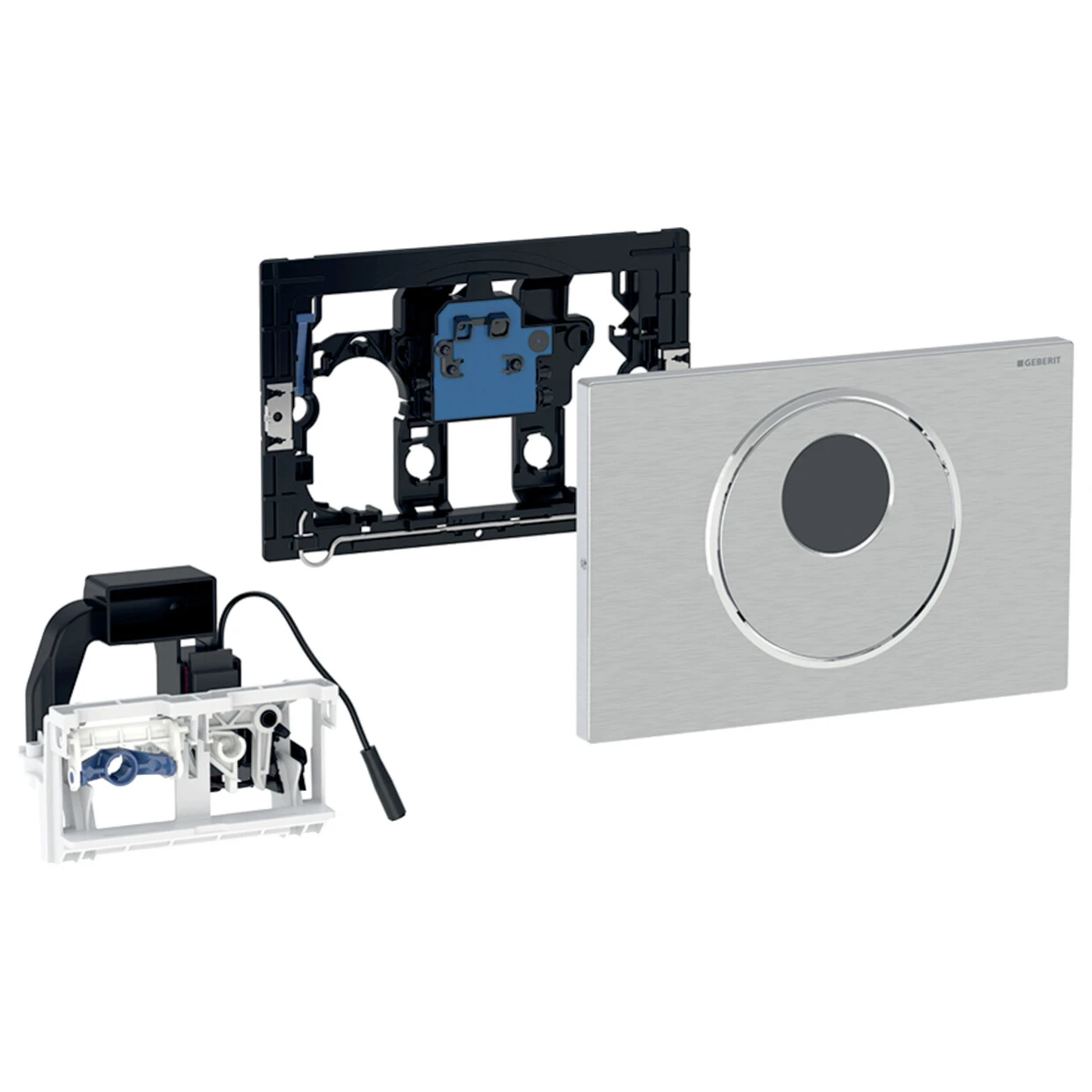 Geberit 115.856.sn.1 Sigma 10 Flush Plate Brush Ss