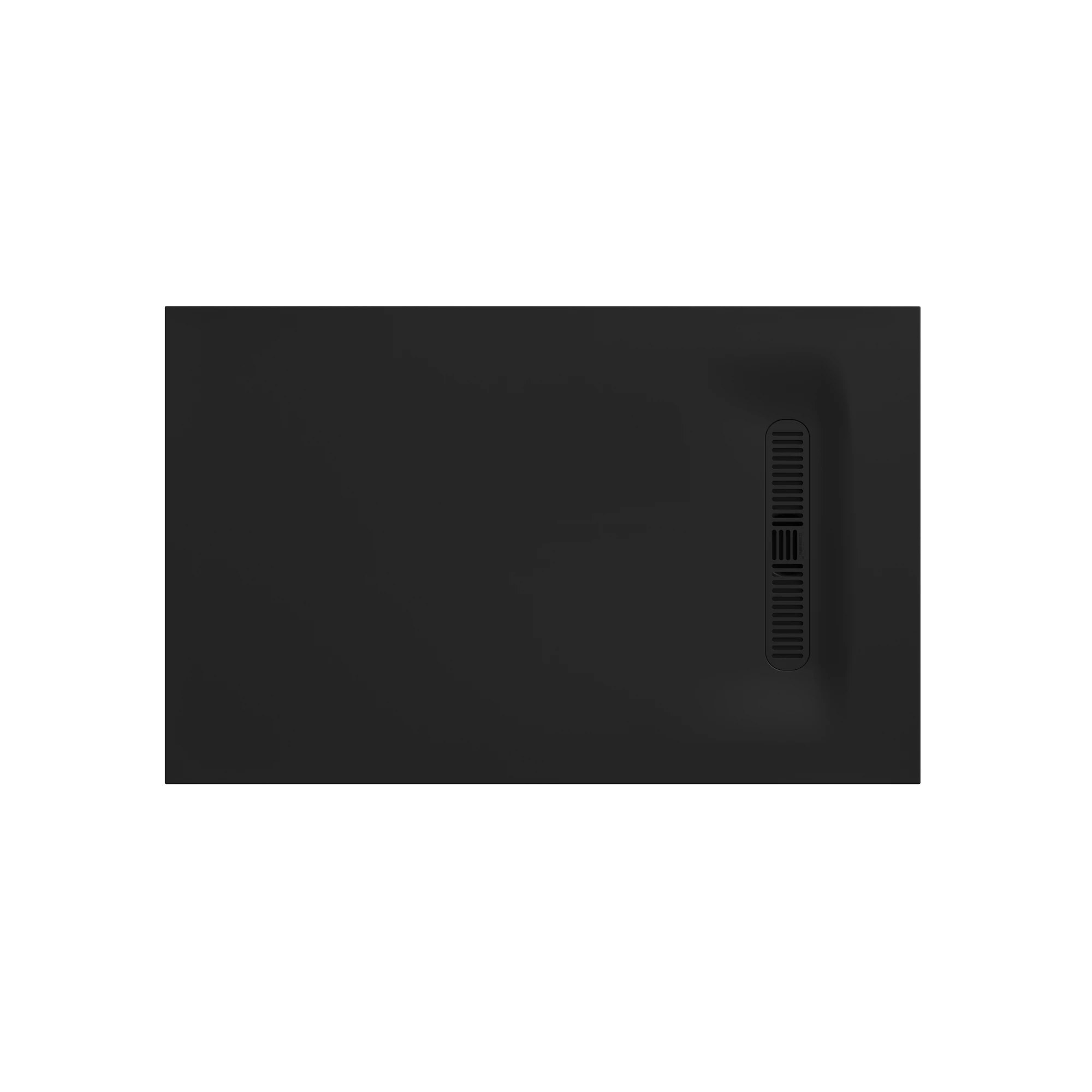 Crosswater Vito Rectangle Shower Tray 760 x 1200 25mm Matt Black