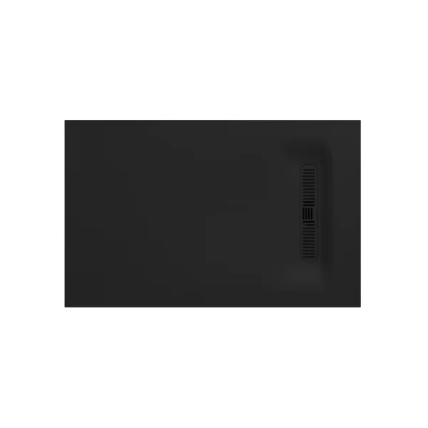 Crosswater Vito Rectangle Shower Tray 760 x 1200 25mm Matt Black