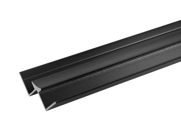 Crosswater Aluminium Extrusion Internal Corner 11mm 2450mm Black