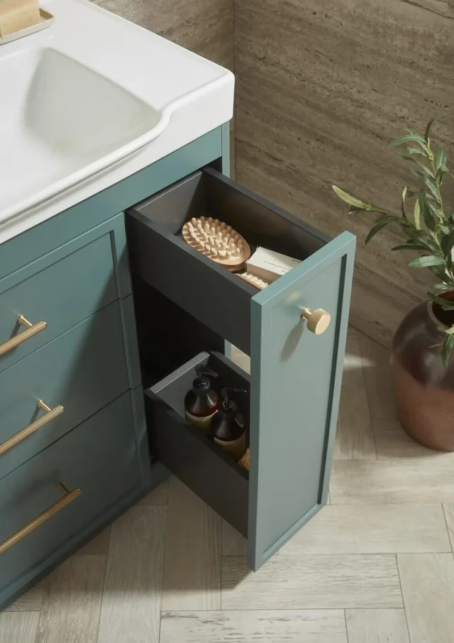 Roper Rhodes Concierge 1000 Fm 4 Drawer - Coniston Blue detail view - Image 3