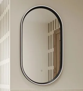 Hib Ionic 50 Pill Mirror - Black H90 X W50 X D4
