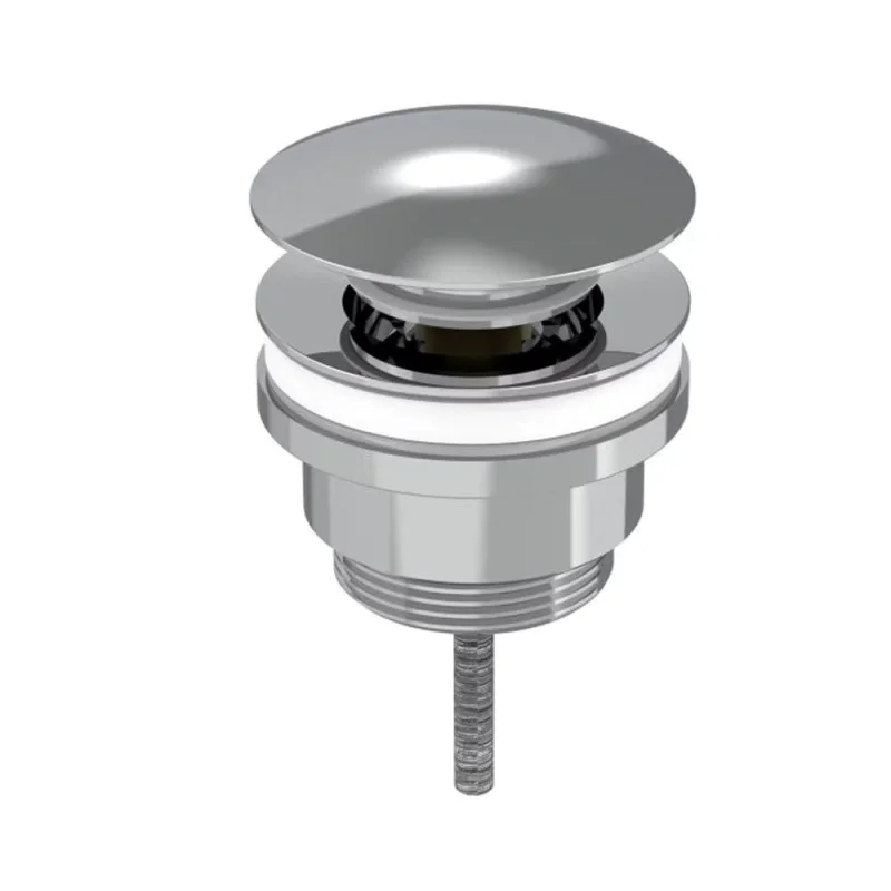 Saneux Universal Basin Waste, Slotted & Unslotted - Chrome product image - Image 1