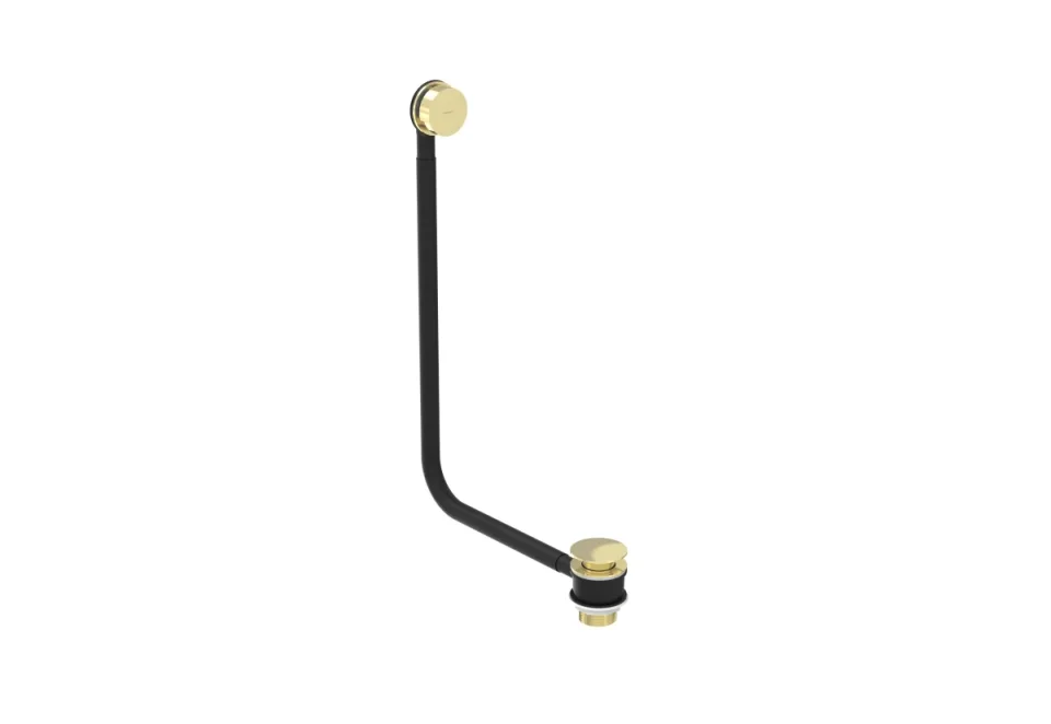 Saneux Cos Overflow & Clicker Waste - Brushed Brass product image - Image 1