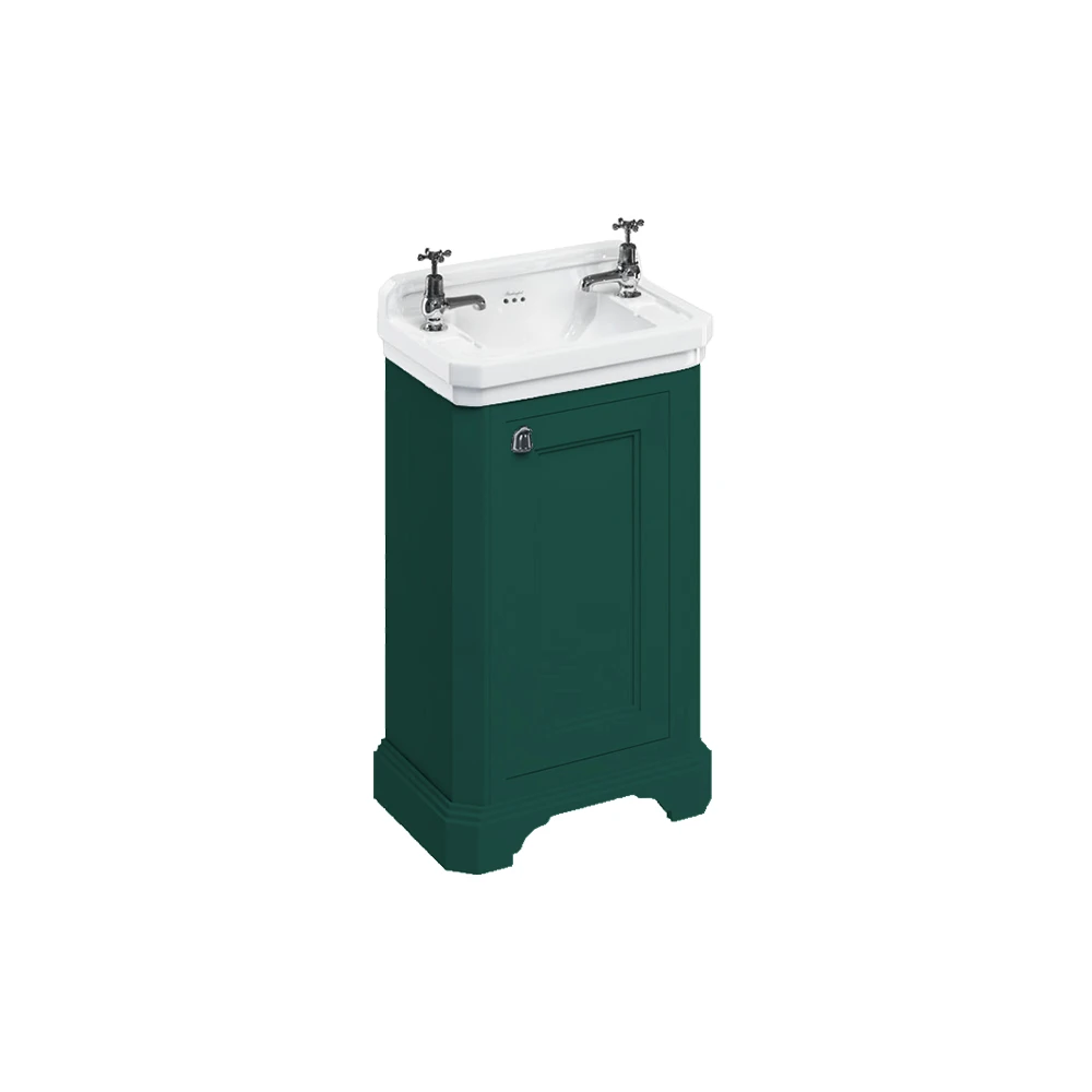 Burlington Cloakroom Basin Unit Matt Green