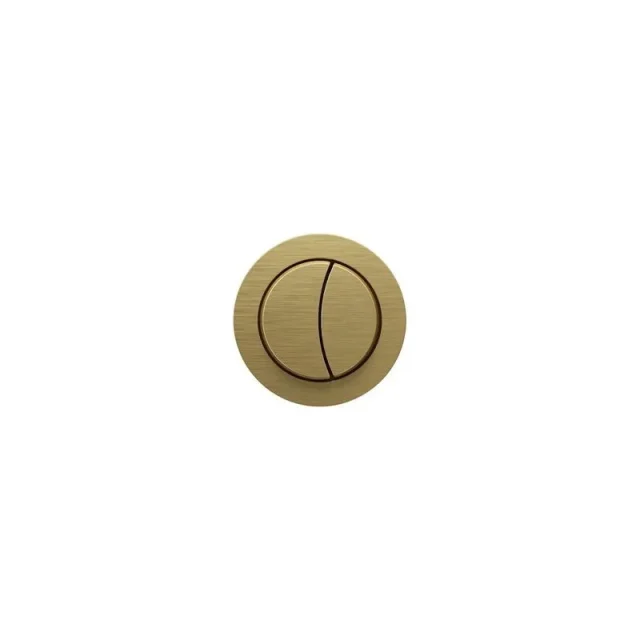 Crosswater Flush Button & Cable Brushed Brass detail view - Image 2
