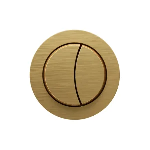 Crosswater Flush Button & Cable Brushed Brass