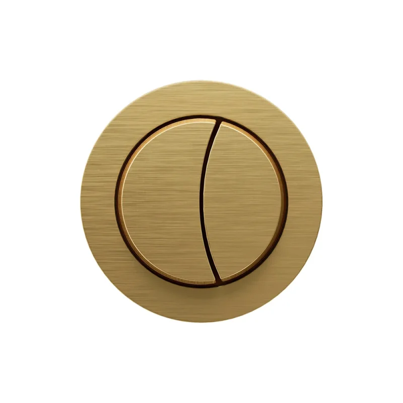 Crosswater Flush Button & Cable Brushed Brass product image - Image 1