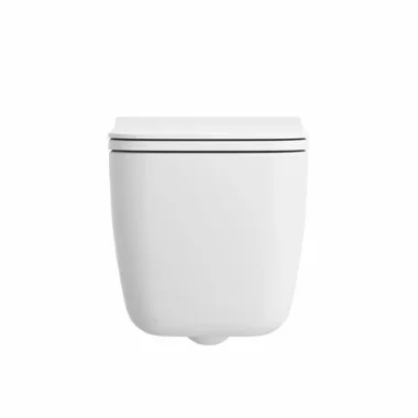 Crosswater Libra Wall Hung Toilet Matt White detail view - Image 2