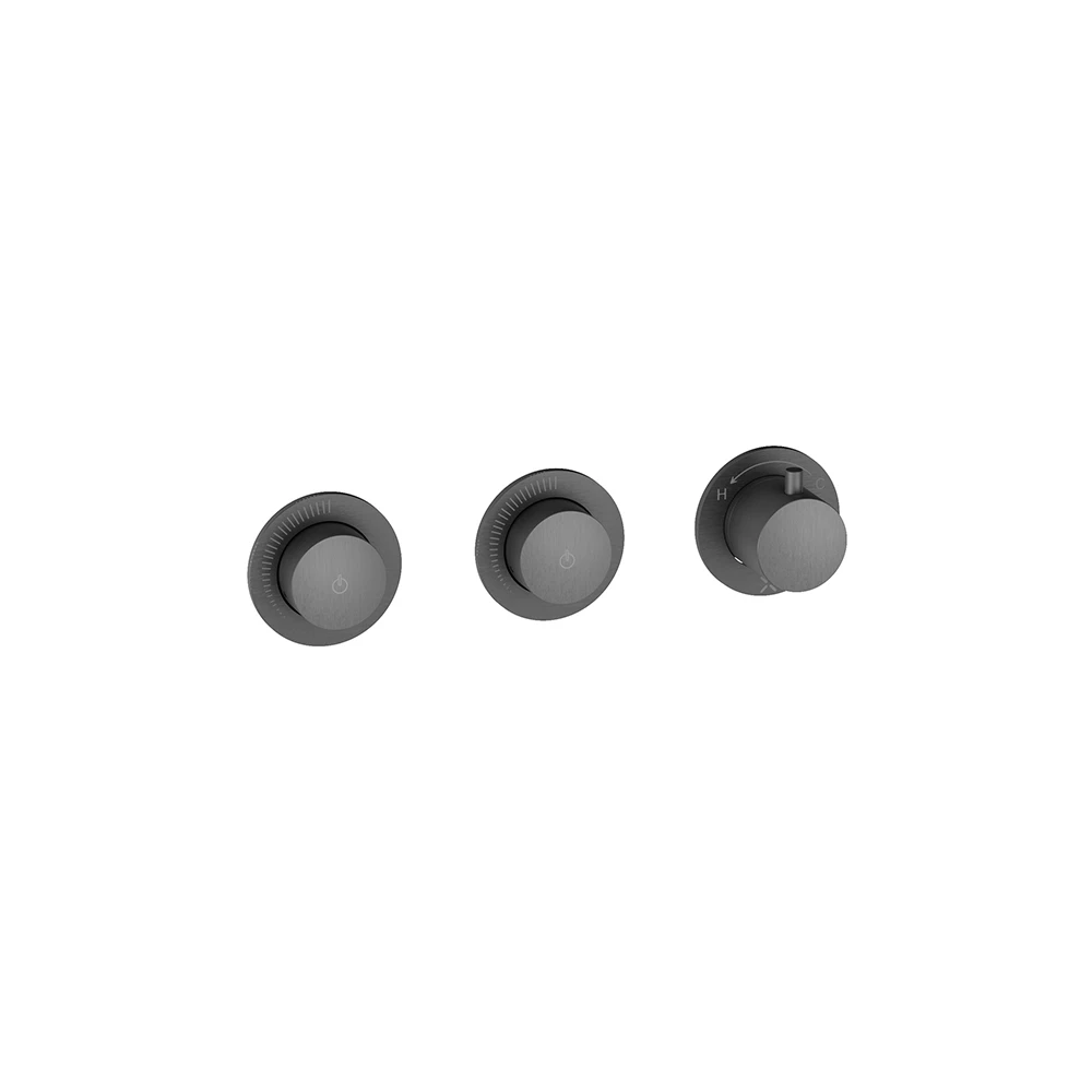 Crosswater Module Mrpo Push 2 Outlet Trimset Slate