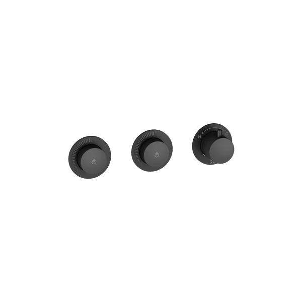Crosswater Module Mrpo Push 2 Outlet Trimset Matt Black