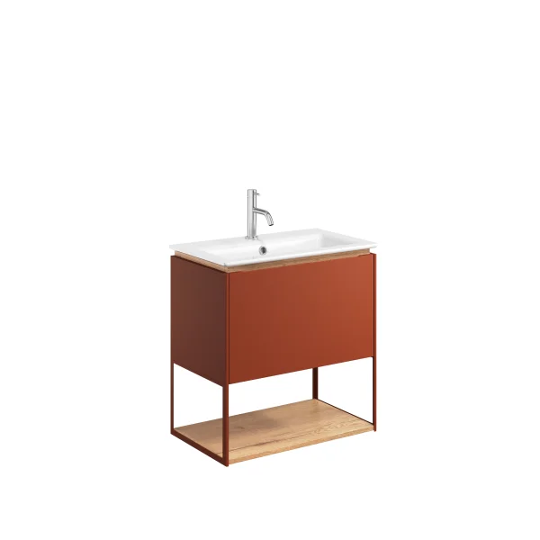 Crosswater Mada Shelf & Frame 600 Soft Clay