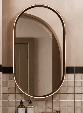 Hib Ionic 50 Pill Mirror - Bronze H90 X W50 X D4
