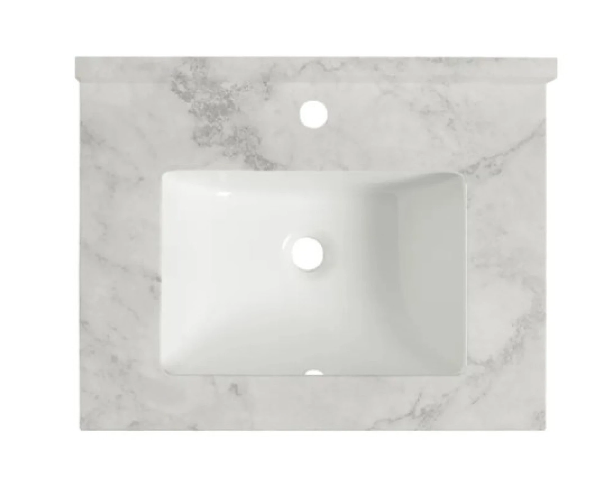 Roper Rhodes 600mm Hampton Undermount Worktop Inc Upstand - Carrara