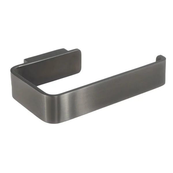 Just Taps Hix Toilet Paper Holder Brushed Black