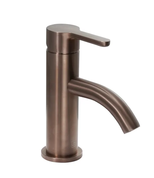 Just Taps Kono Single Lever Basin Mixer Brushed Bronze