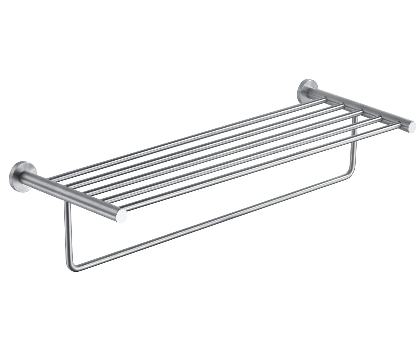 Just Taps Inox Towel Shelf With Bar