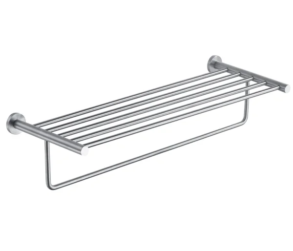 Just Taps Inox Towel Shelf With Bar
