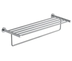 Just Taps Inox Towel Shelf With Bar