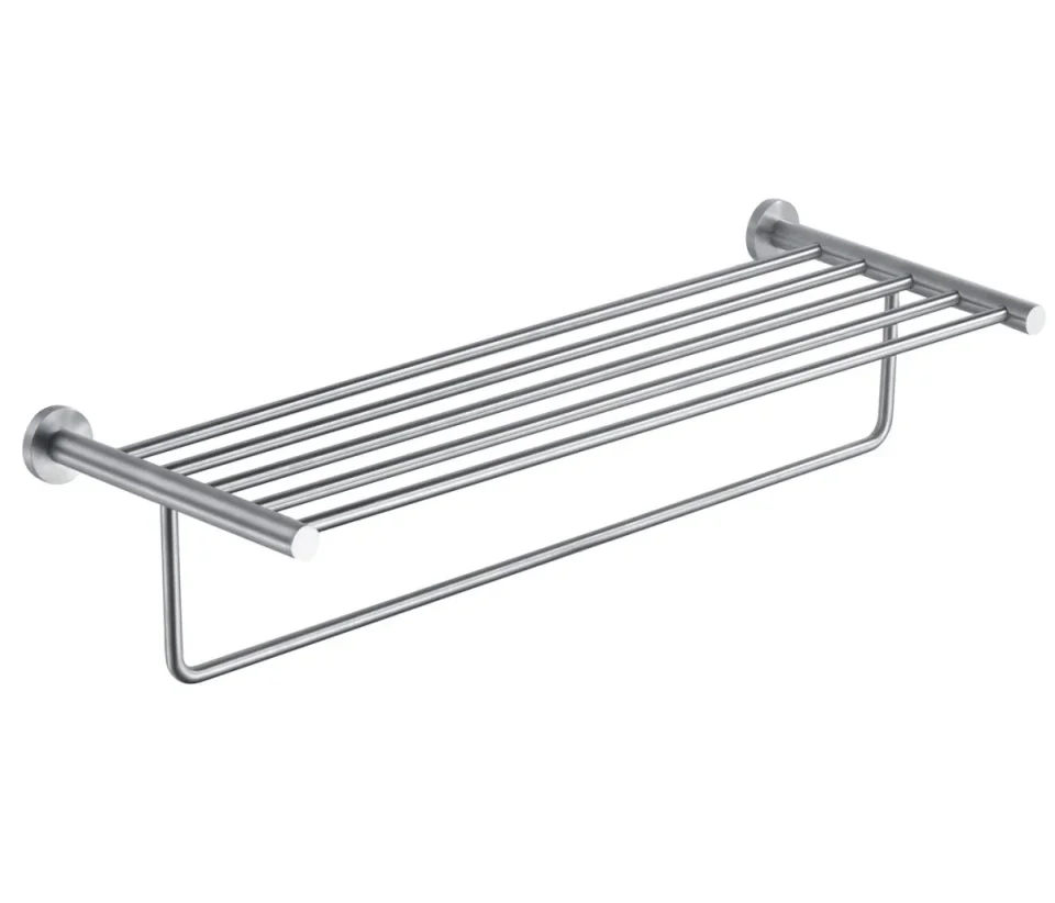 Just Taps Inox Towel Shelf With Bar product image - Image 1
