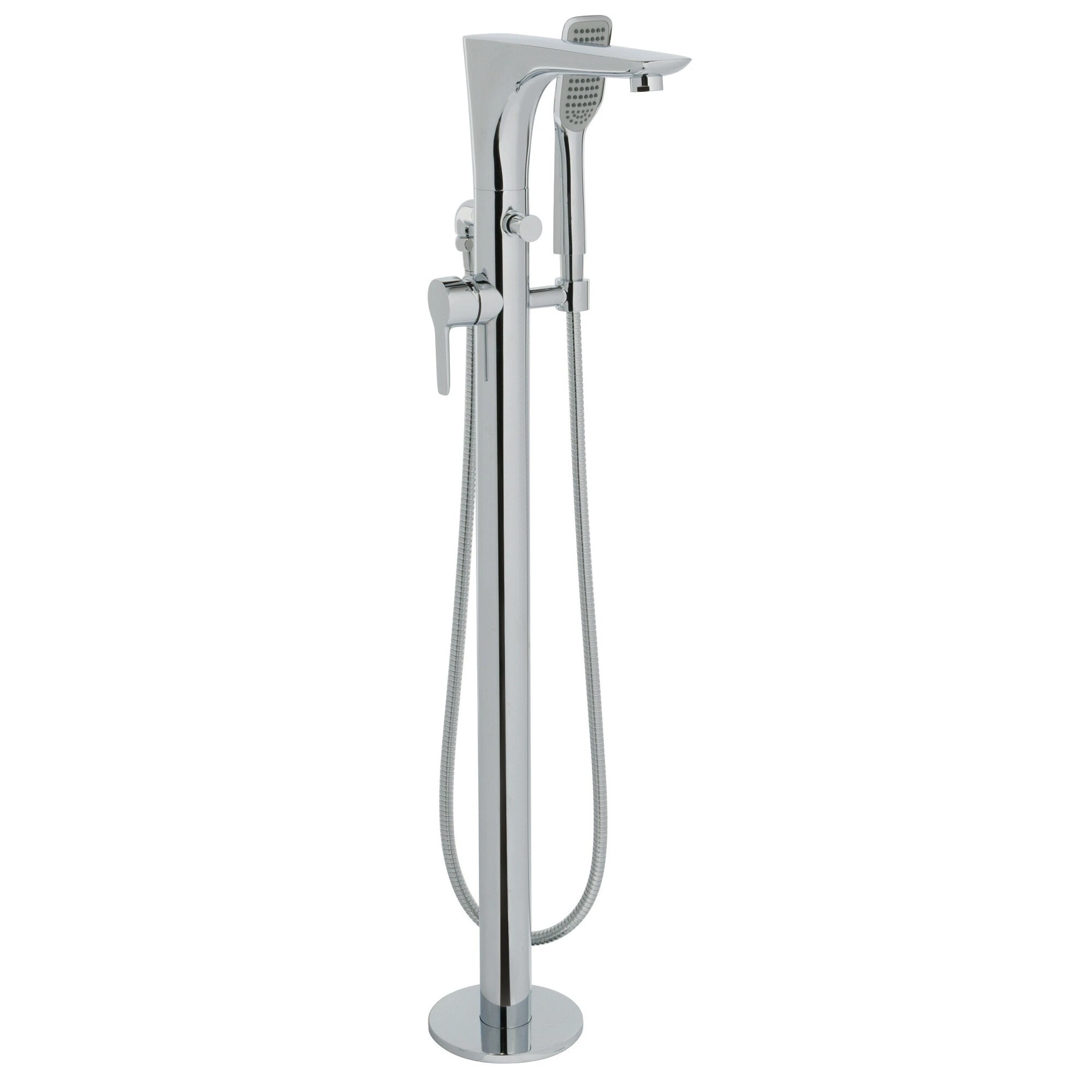 Just Taps Amore Floor Standing Bath Shower Mixer With Kit Chrome