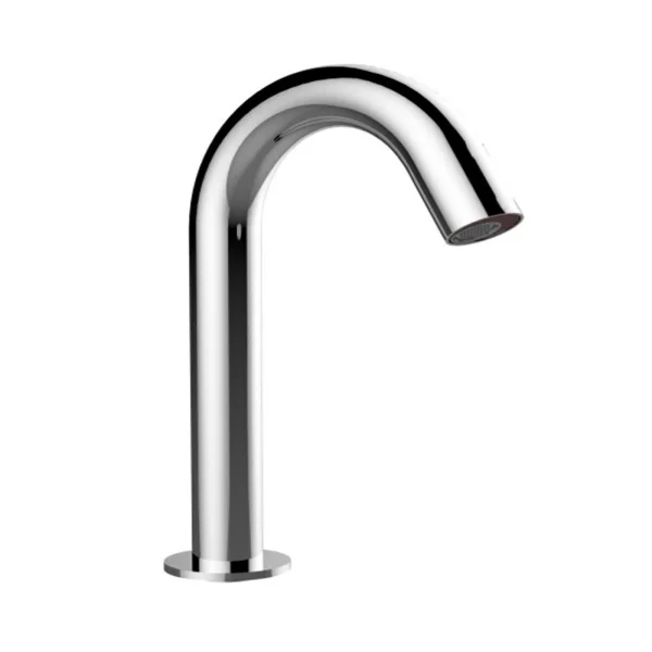 Just Taps React Sensor Deck Spout Mains And Battery Operated Chrome