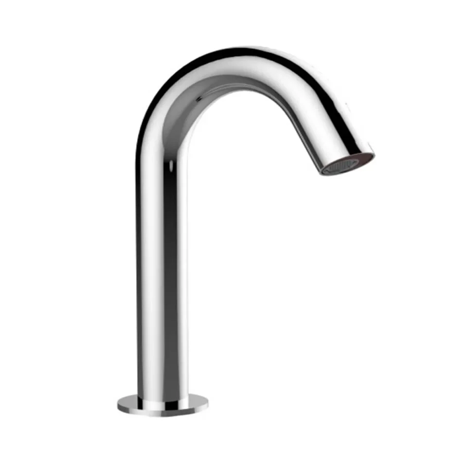 Just Taps React Sensor Deck Spout Mains And Battery Operated Chrome product image - Image 1