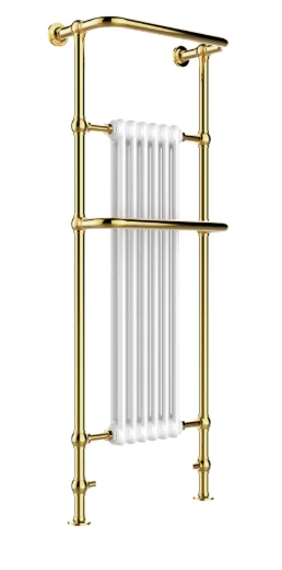 Just Taps Grosvenor Radiator 1500 X 574 X 235 Antique Brass