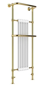 Just Taps Grosvenor Radiator 1500 X 574 X 235 Antique Brass
