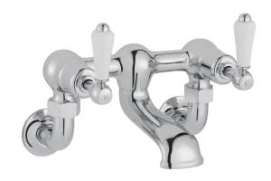 Just Taps Grosvenor Lever Wall Mounted Bath Filler Chrome
