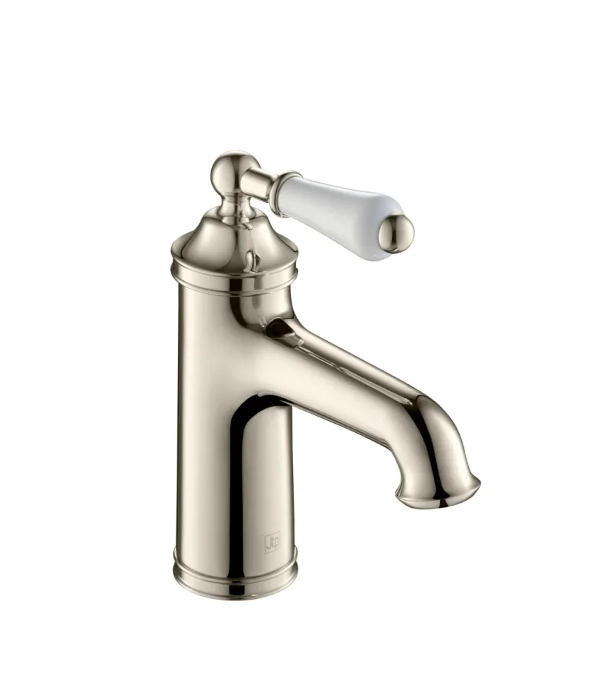 Just Taps Grosvenor Lever Basin Mixer Nickel Nickel product image - Image 1