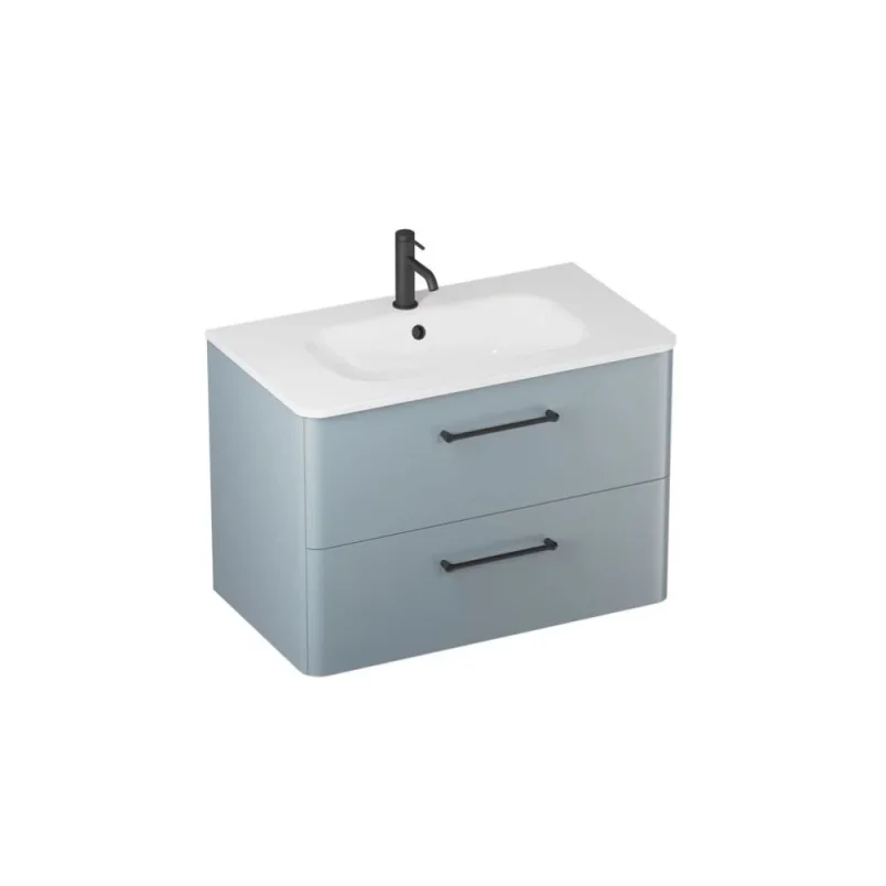 Britton Camberwell Unit 800mm Dusty Blue detail view - Image 3