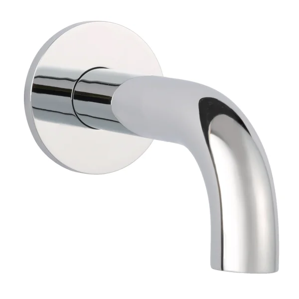 Just Taps Florence Basin Spout With Wall Flange 120mm Chrome