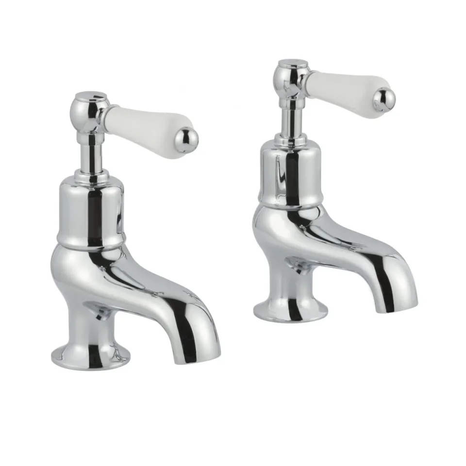 Just Taps Grosvenor Lever Bath Taps Chrome product image - Image 1